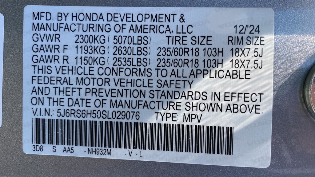 Used 2025 Solar Silver Metallic Honda Sport image 25