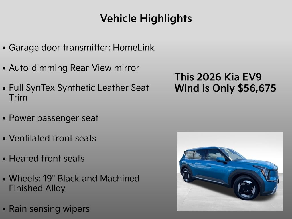 New 2026 Ocean Blue Kia Wind AWD image 36