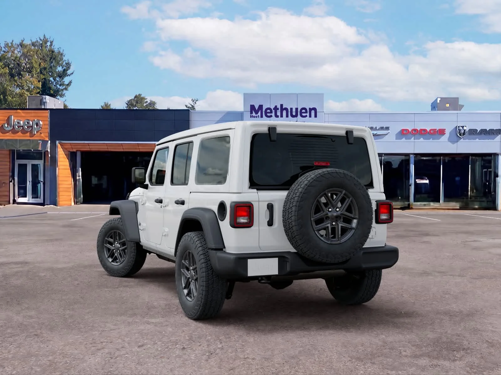 New 2027 Bright White Clear-Coat Paint Jeep Sport S image 3