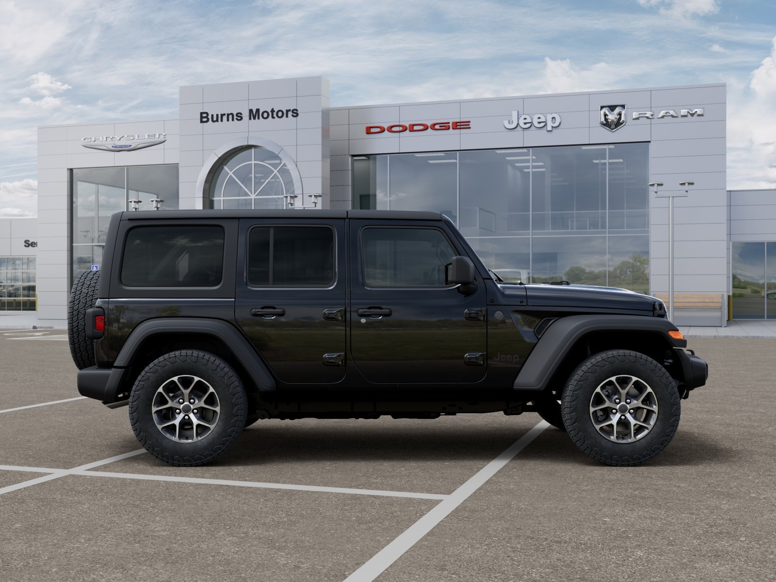 New 2026 Black Clear-Coat Exterior Paint Jeep Sport S 4-Door image 47