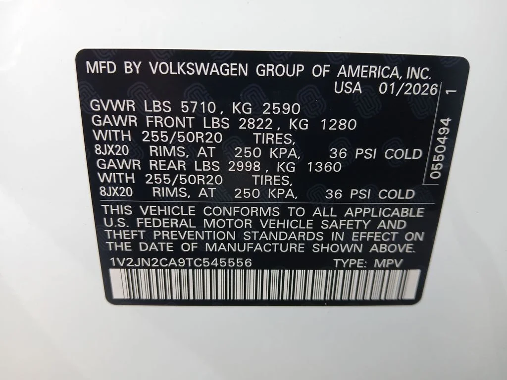New 2026 White Volkswagen SE w/Technology image 29