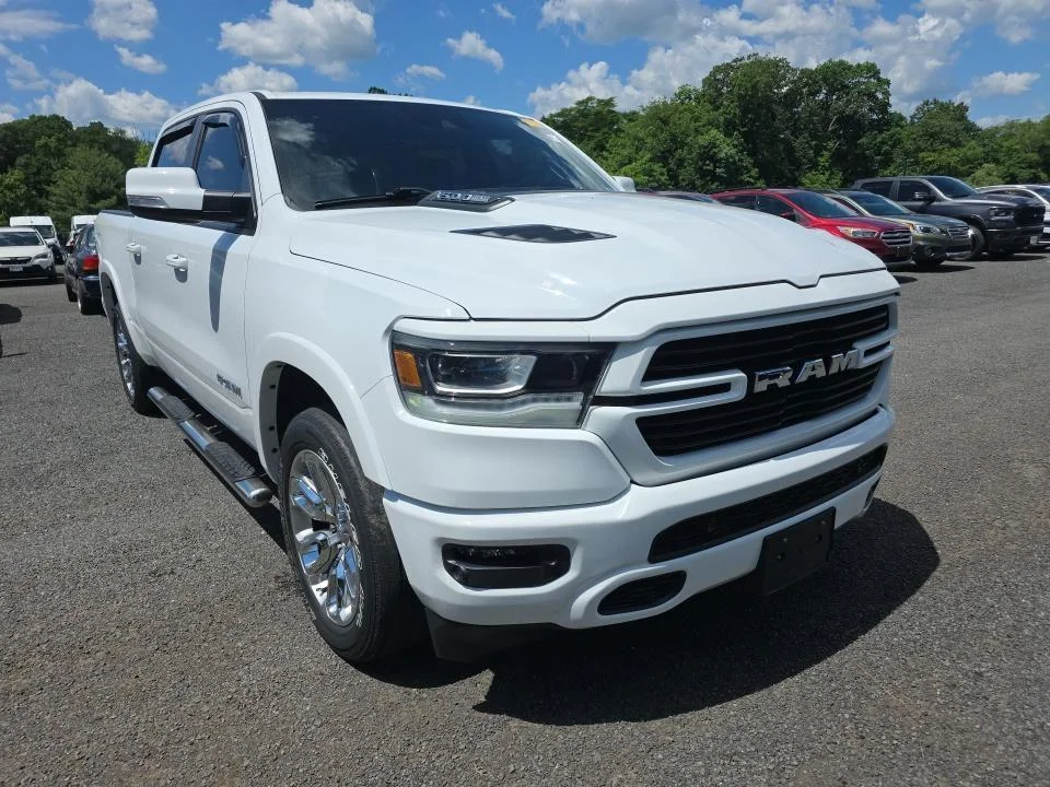 Used 2022 Bright White Clearcoat Ram Laramie image 2