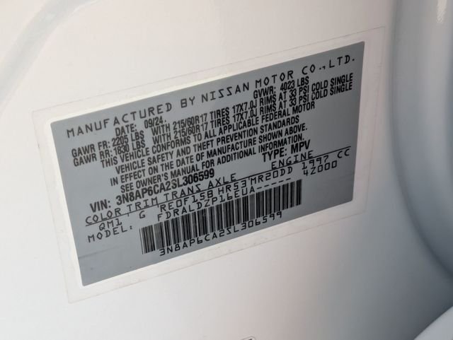Used 2025 White Nissan SV image 27