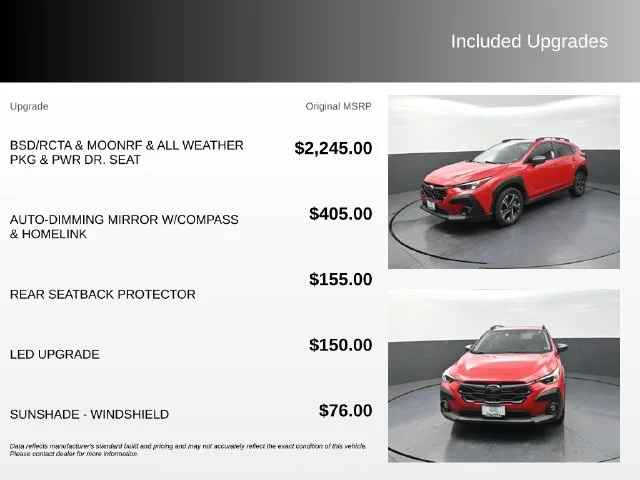 Used 2024 Red Subaru Premium image 4