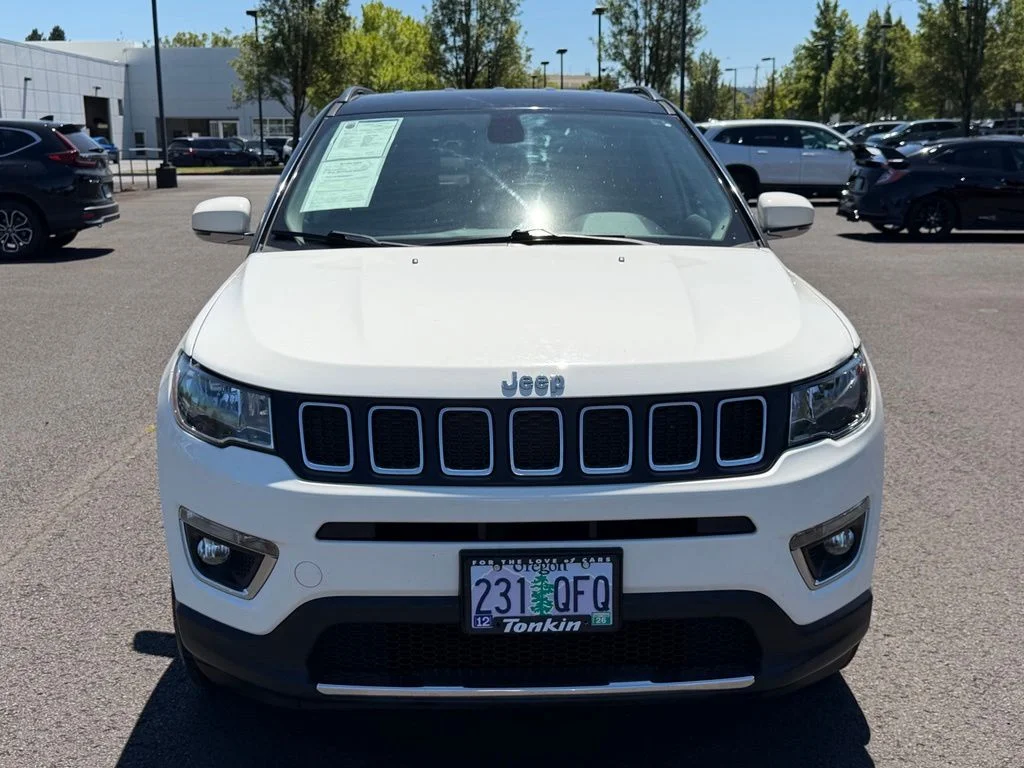 Used 2020 White Clearcoat Jeep Limited image 3
