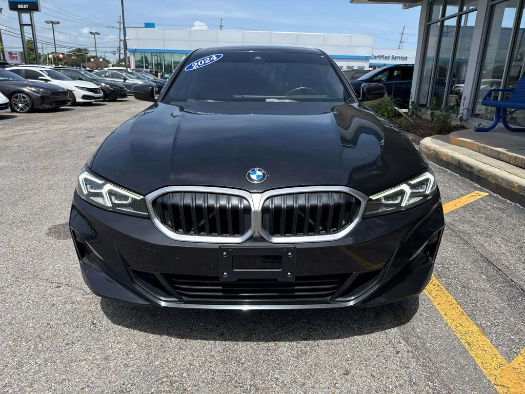 Certified Used 2024 Black BMW 330i image 2