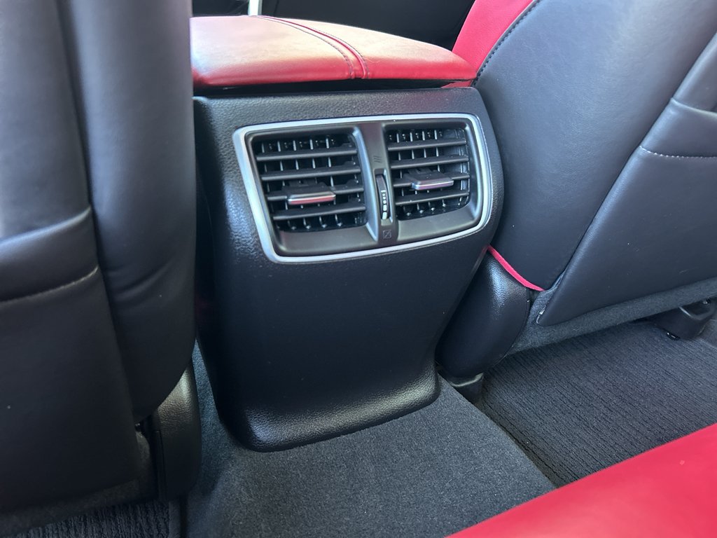 Used 2019 Crystal Black Pearl Acura w/A-Spec Pkg Red Leather image 17
