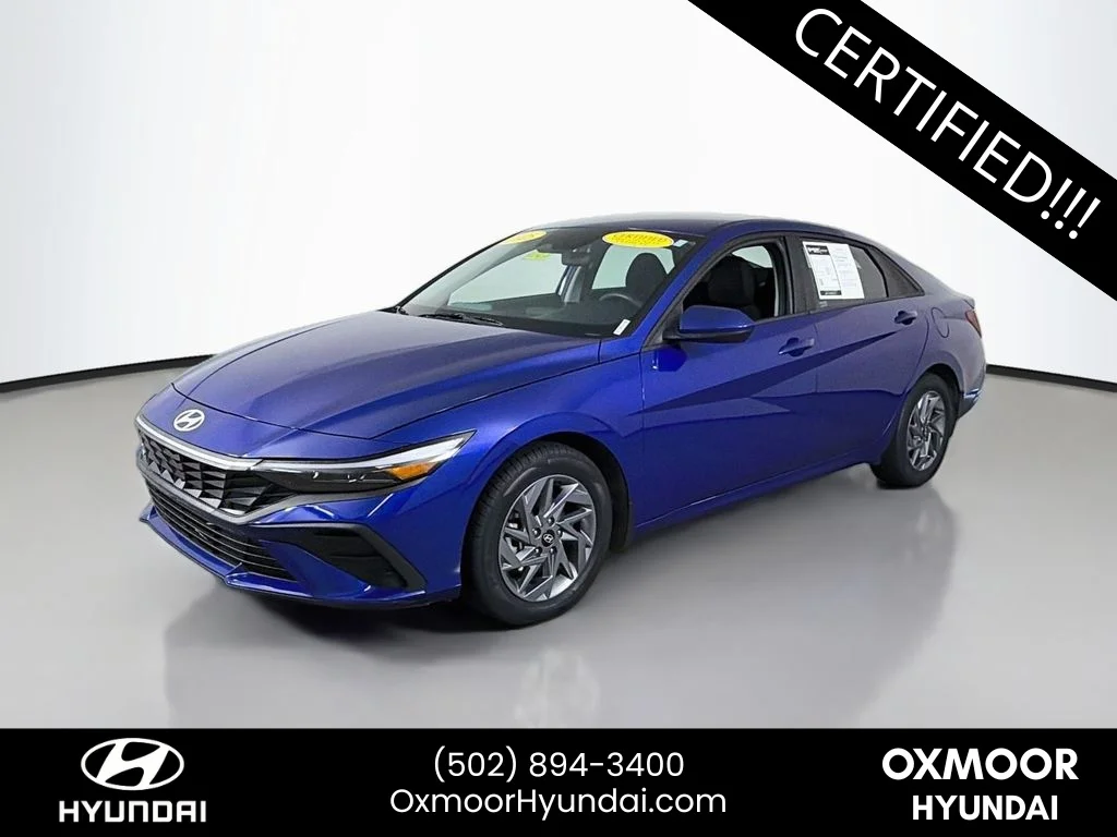Certified Used 2025 Intense Blue Hyundai Blue image 3