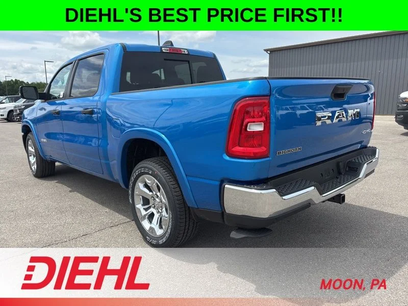 New 2026 Hydro Blue Pearl-Coat Exterior Paint RAM Big Horn/Lone Star image 5