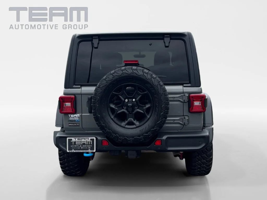 Used 2021 Gray Jeep Unlimited Rubicon 4xe image 6