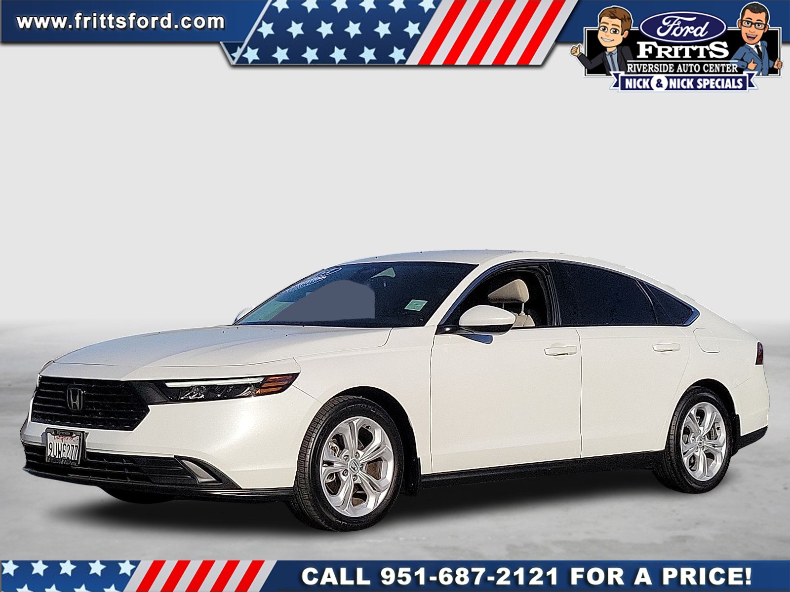Certified Used 2025 Platinum White Pearl Honda LX image 1