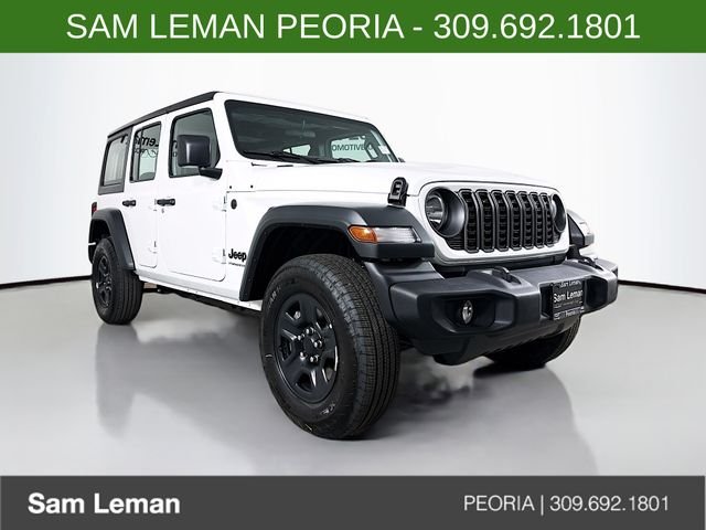 New 2026 Bright White Clearcoat Jeep Sport image 1