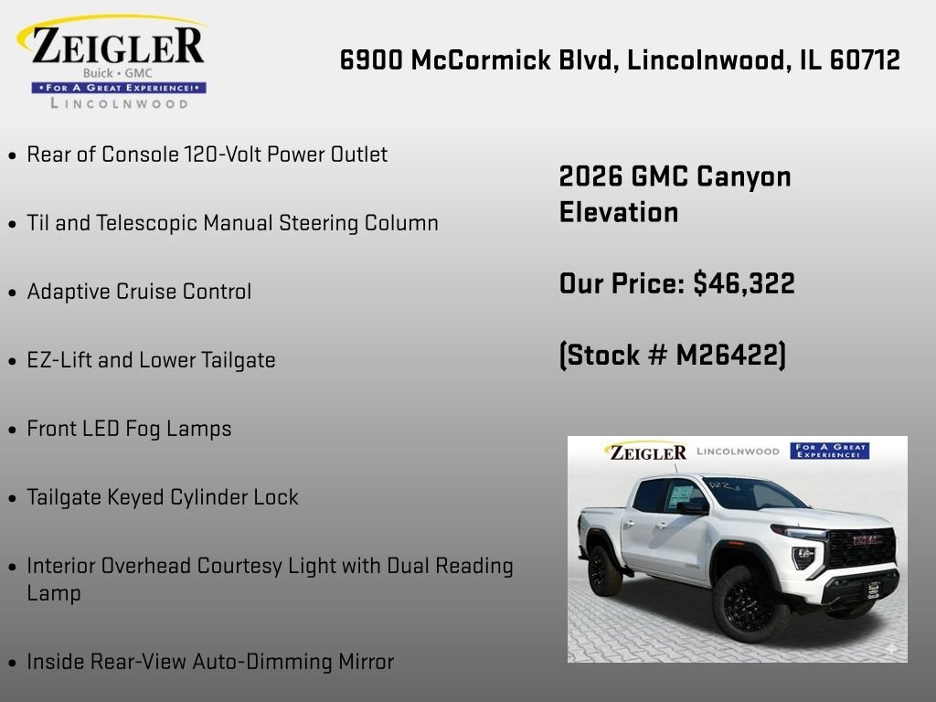 New 2026 Summit White GMC Elevation image 30