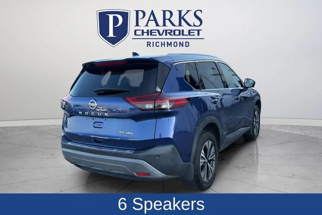Certified Used 2021 Blue Nissan SV image 7