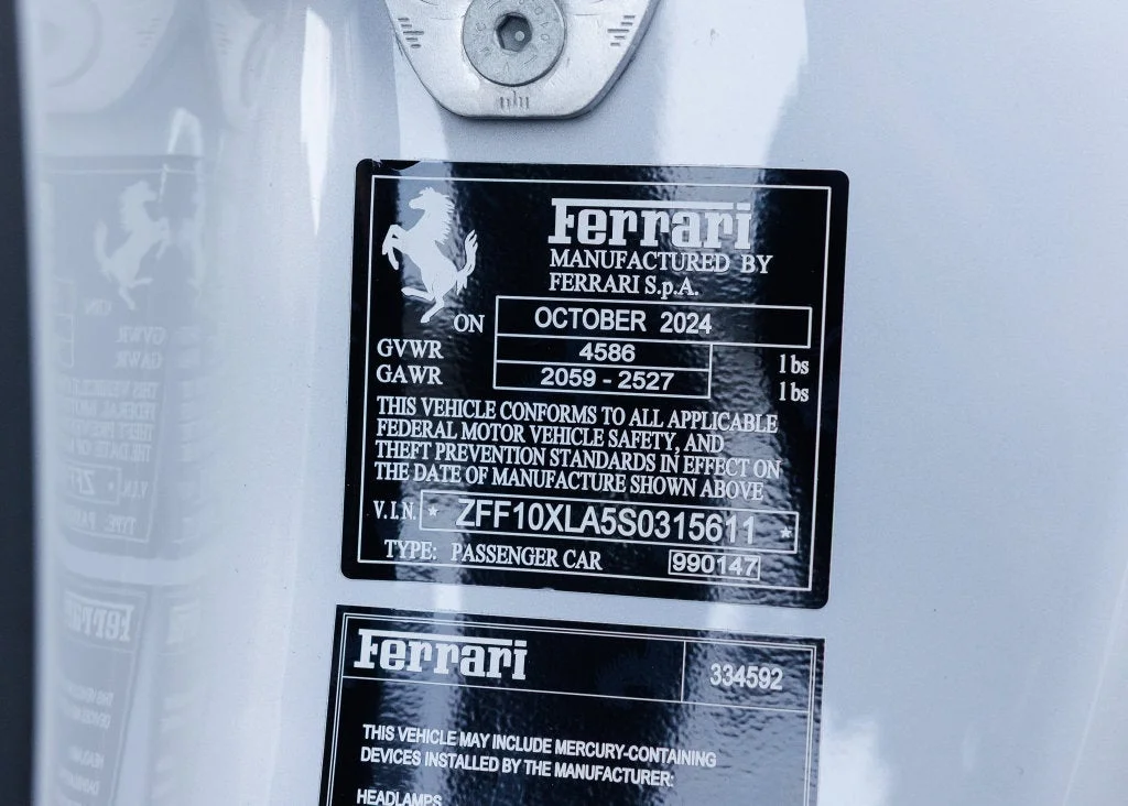Certified Used 2025 Bianco Artico Ferrari Base image 39