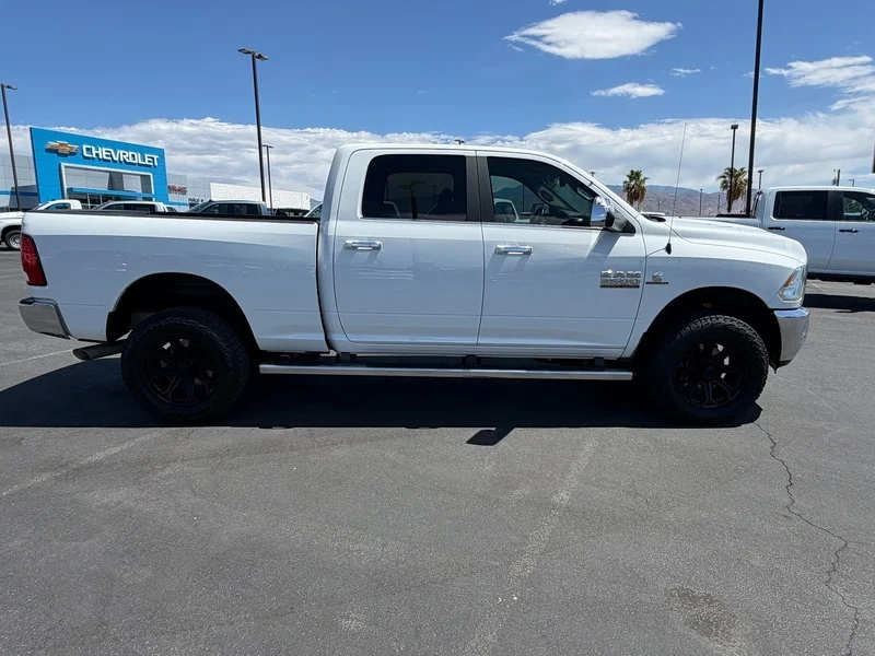 Used 2018 Bright White Clea Ram Big Horn image 2