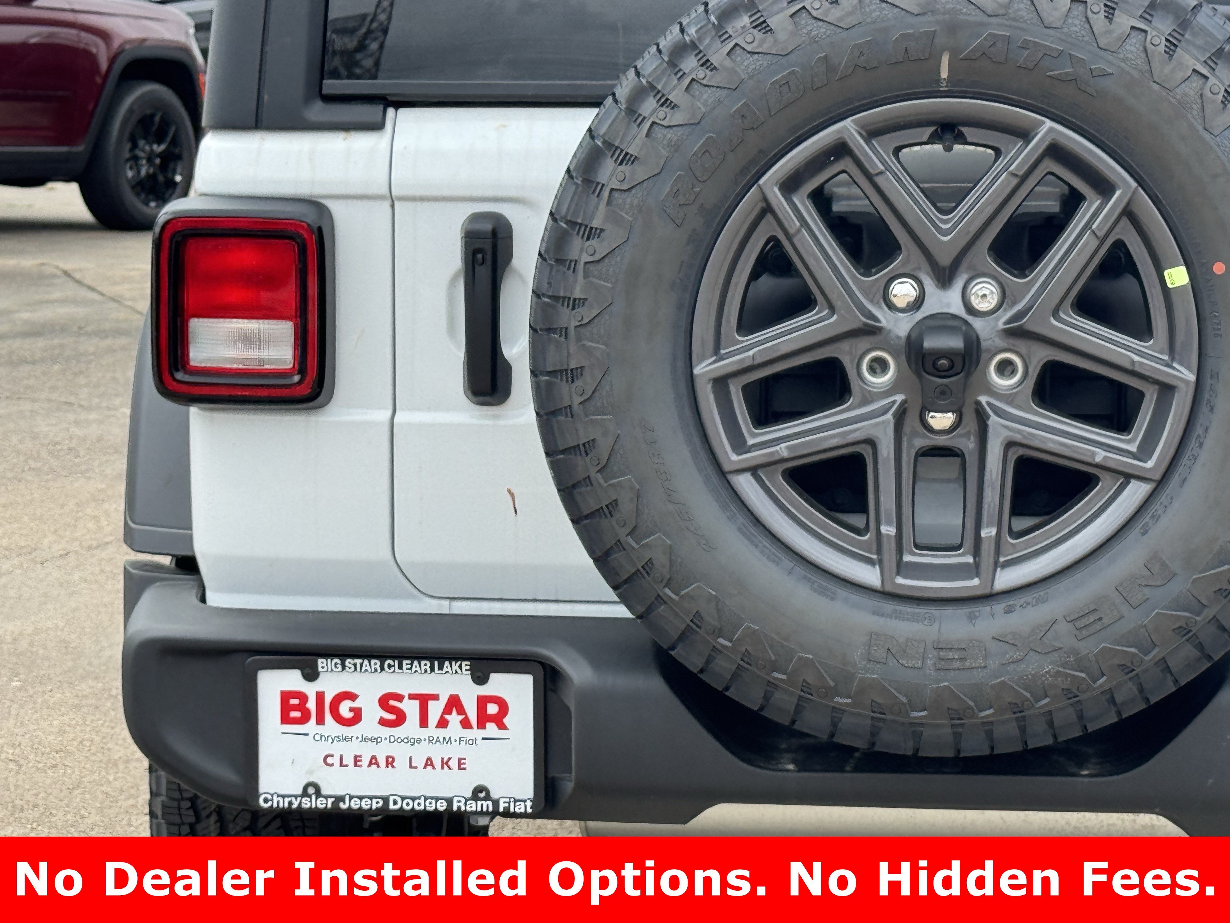 New 2026 Bright White Clear-Coat Exterior Paint Jeep Sport S image 10