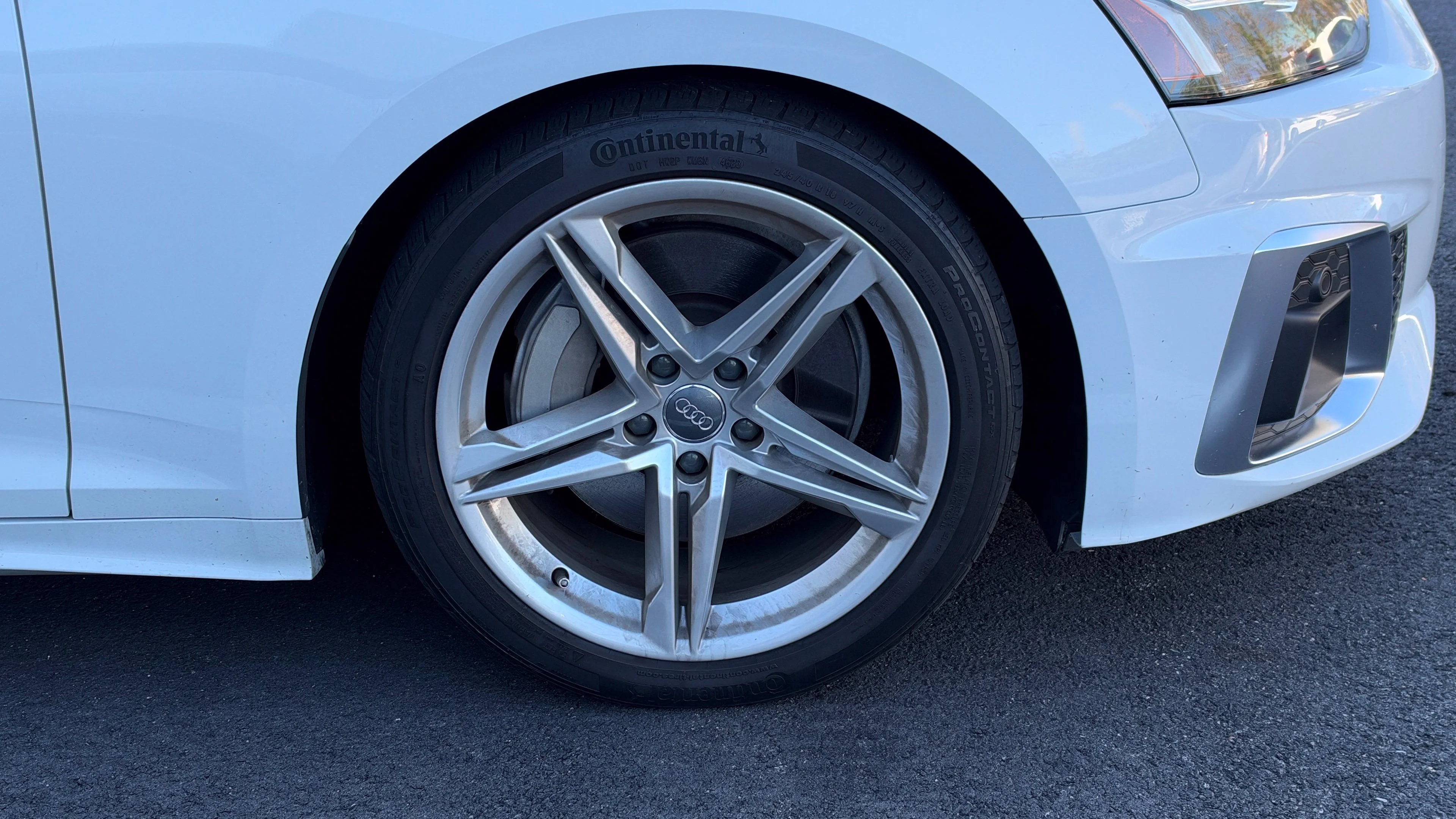 Used 2021 Glacier White Audi 45 S line Premium Plus image 5