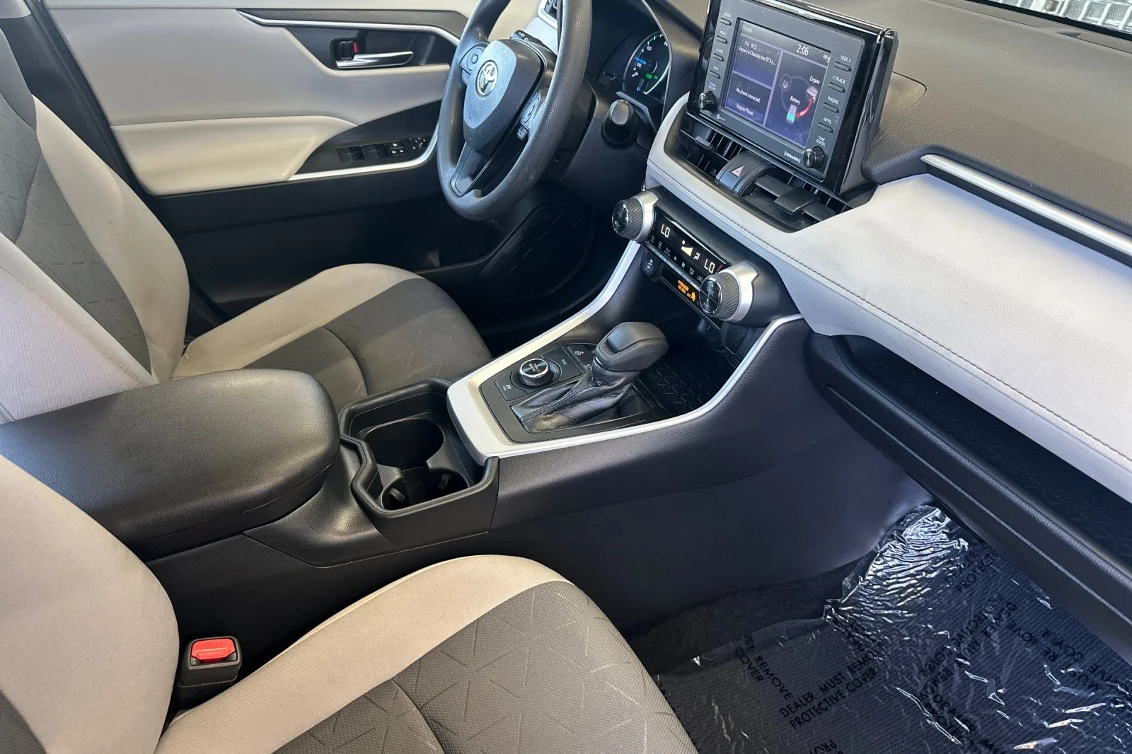 Certified Used 2021 GRAY METALLIC Toyota Hybrid XLE image 15
