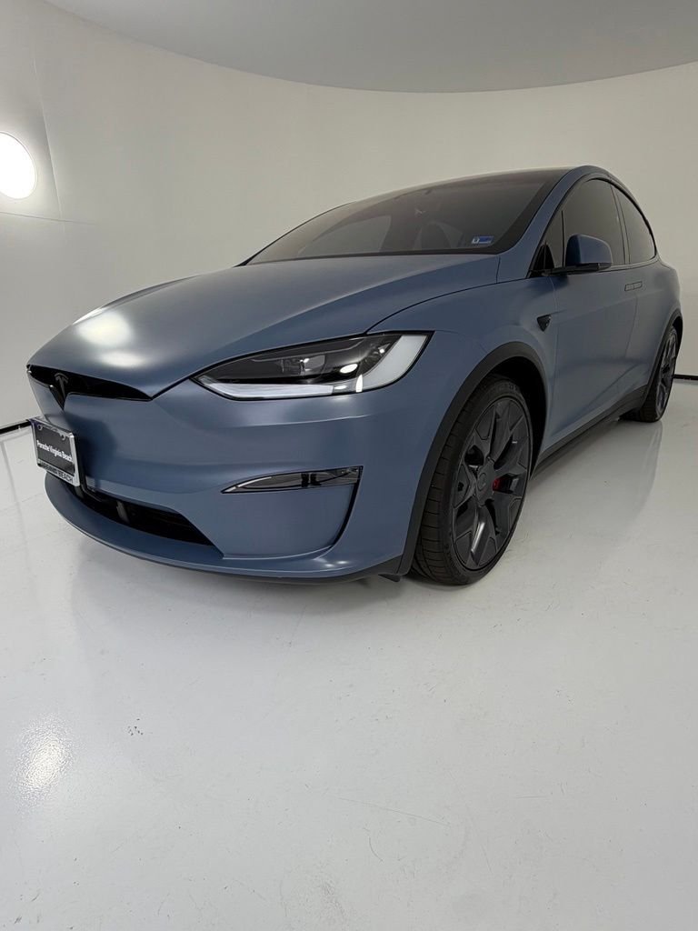 Used 2026 Blue Tesla Plaid image 1