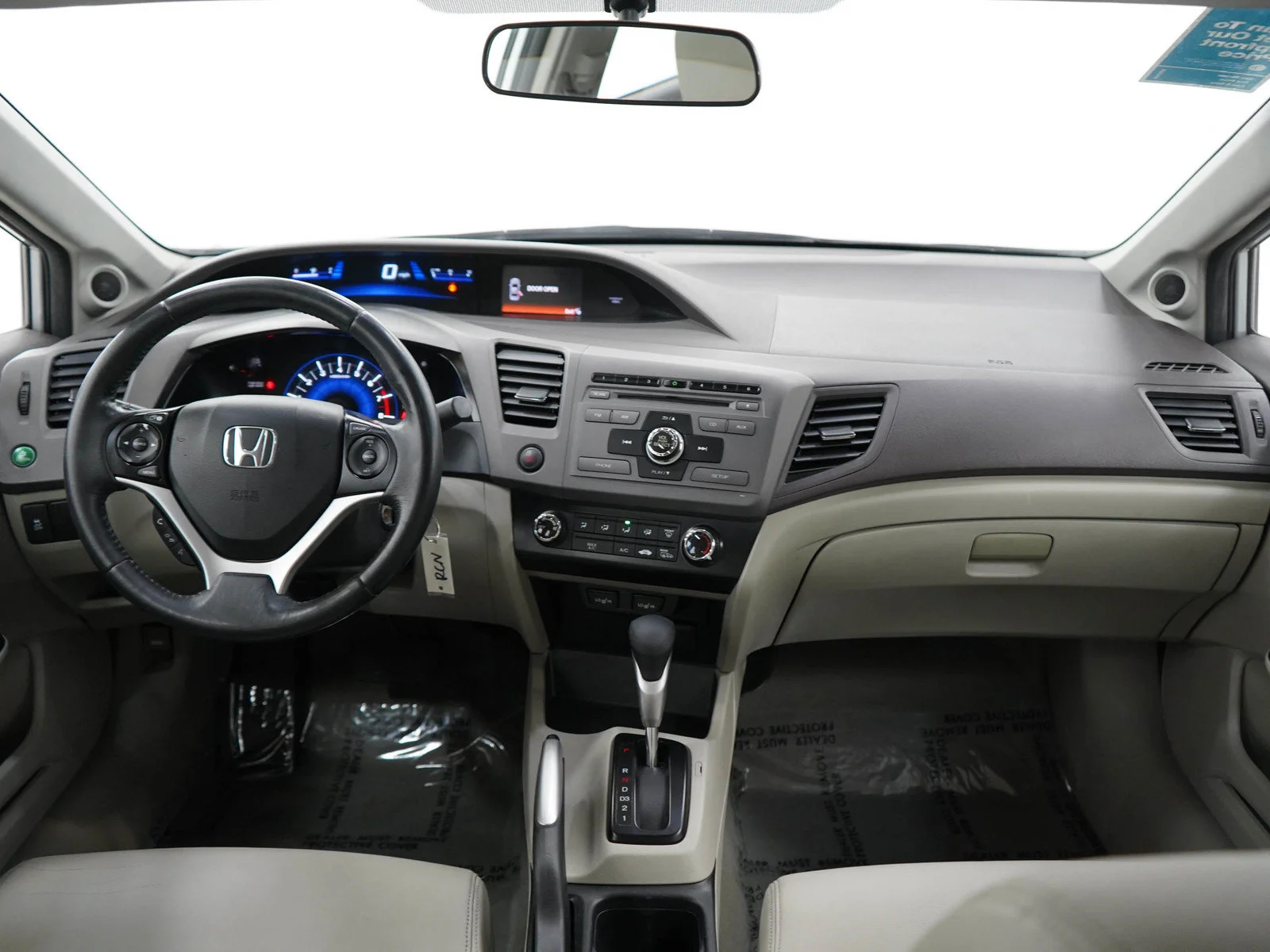 Used 2012 Alabaster Silver Metallic Honda EX-L SEDAN image 13