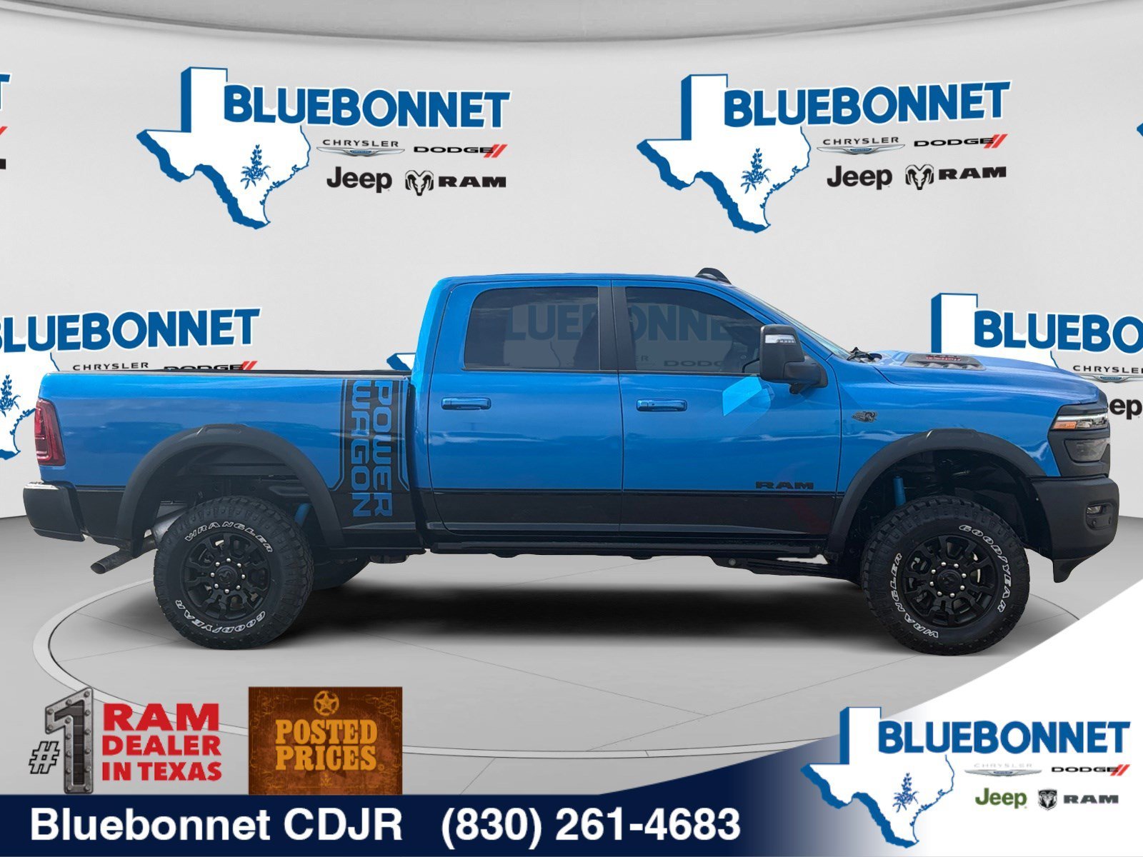 New 2027 Hydro Blue Pearl-Coat Paint RAM Power Wagon Hemi image 4