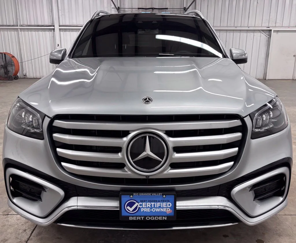 Certified Used 2025 Silver Mercedes-Benz GLS 450 image 2