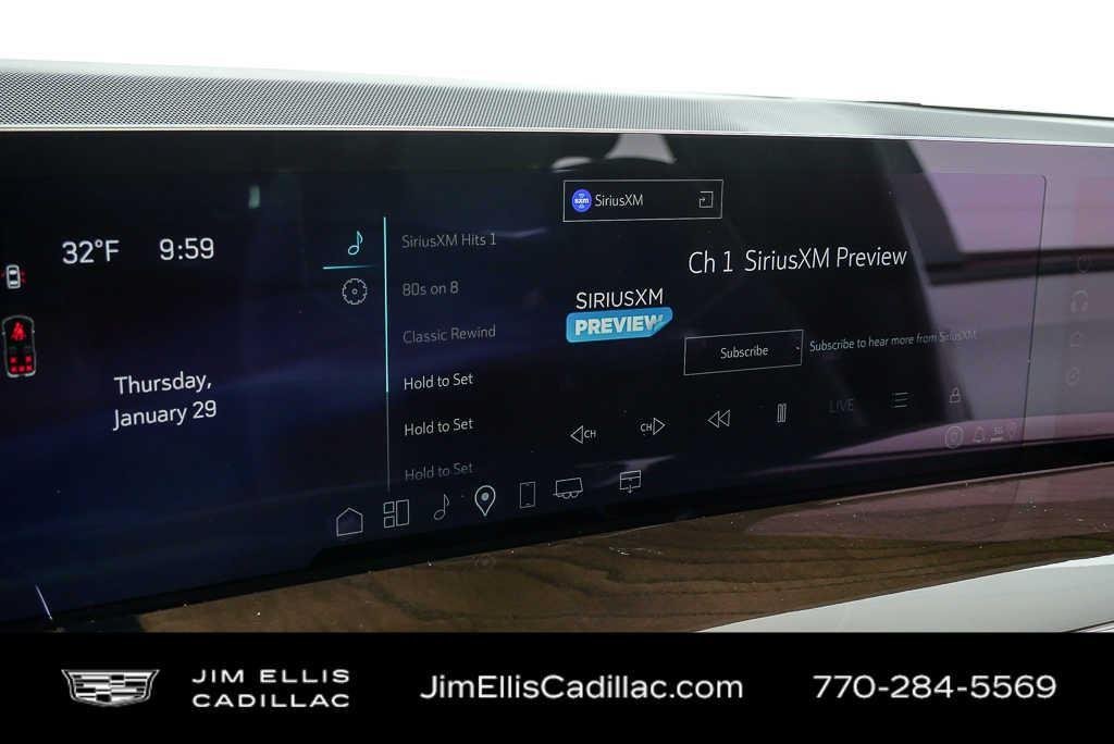 Certified Used 2025 Crystal White Tricoat Cadillac Sport Platinum image 17