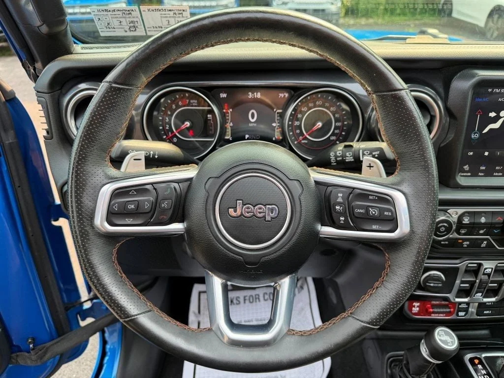 Used 2021 Hydro Blue Pearlcoat Jeep Rubicon 392 Unlimited 4x4 w/ Sky One-Touch Power Top image 16
