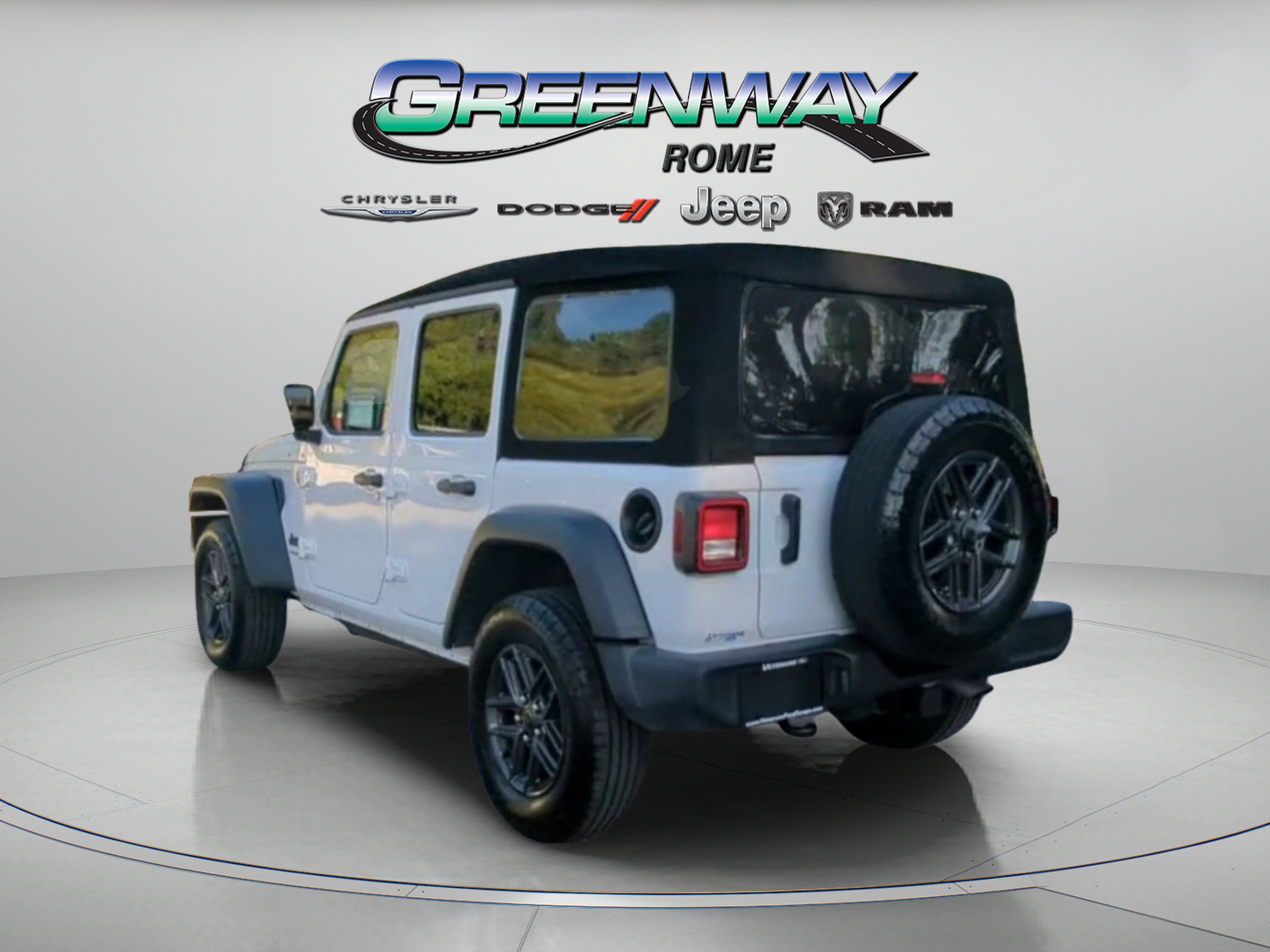 Used 2024 Bright White Clearcoat Jeep Sport S image 22