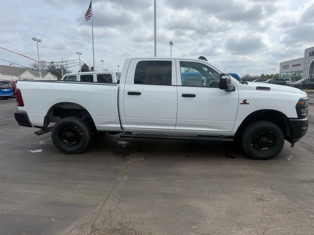 New 2025 Bright White Clear-Coat Exterior Paint RAM Tradesman image 2