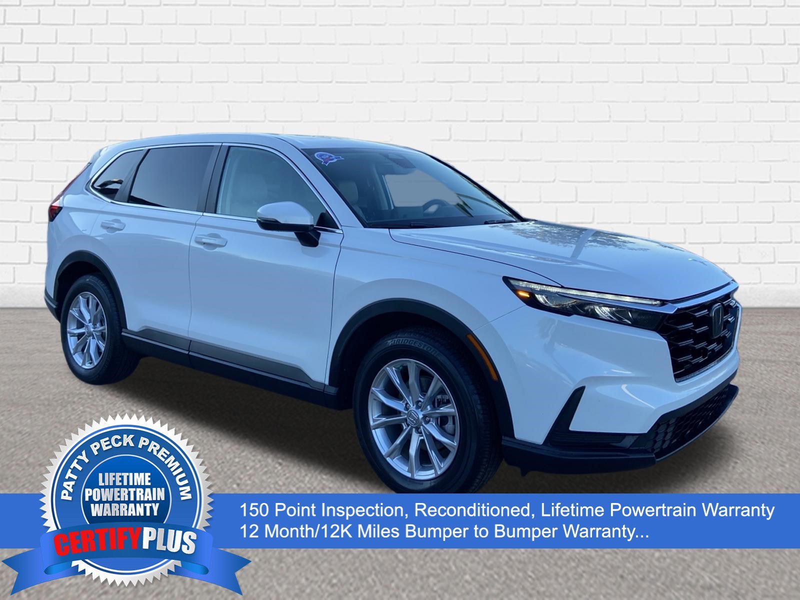 Used 2024 Platinum White Pearl Honda EX image 1