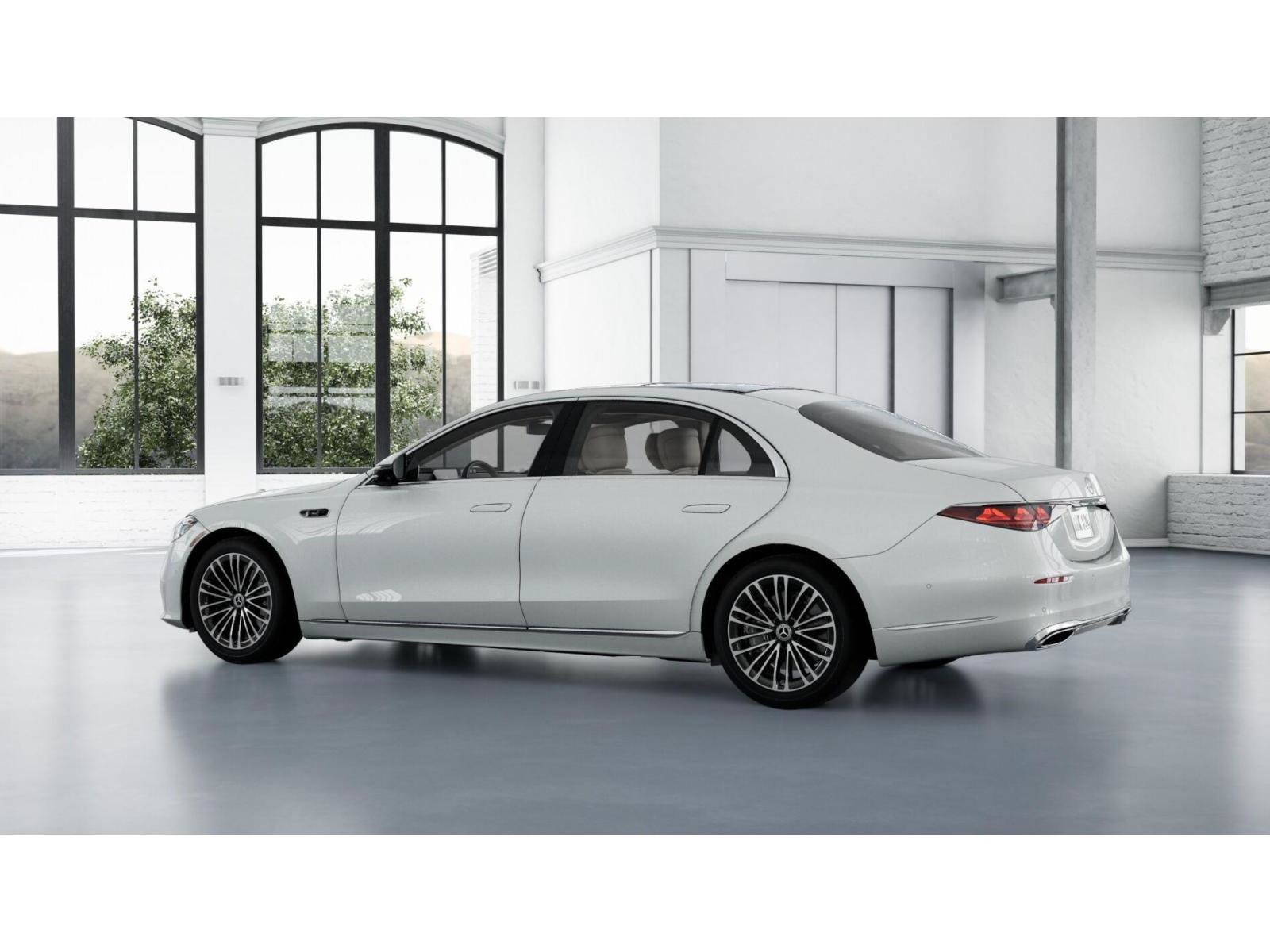 New 2027 MANUFAKTUR Moonlight White Metallic Mercedes-Benz S 500 4MATIC® Sedan image 31