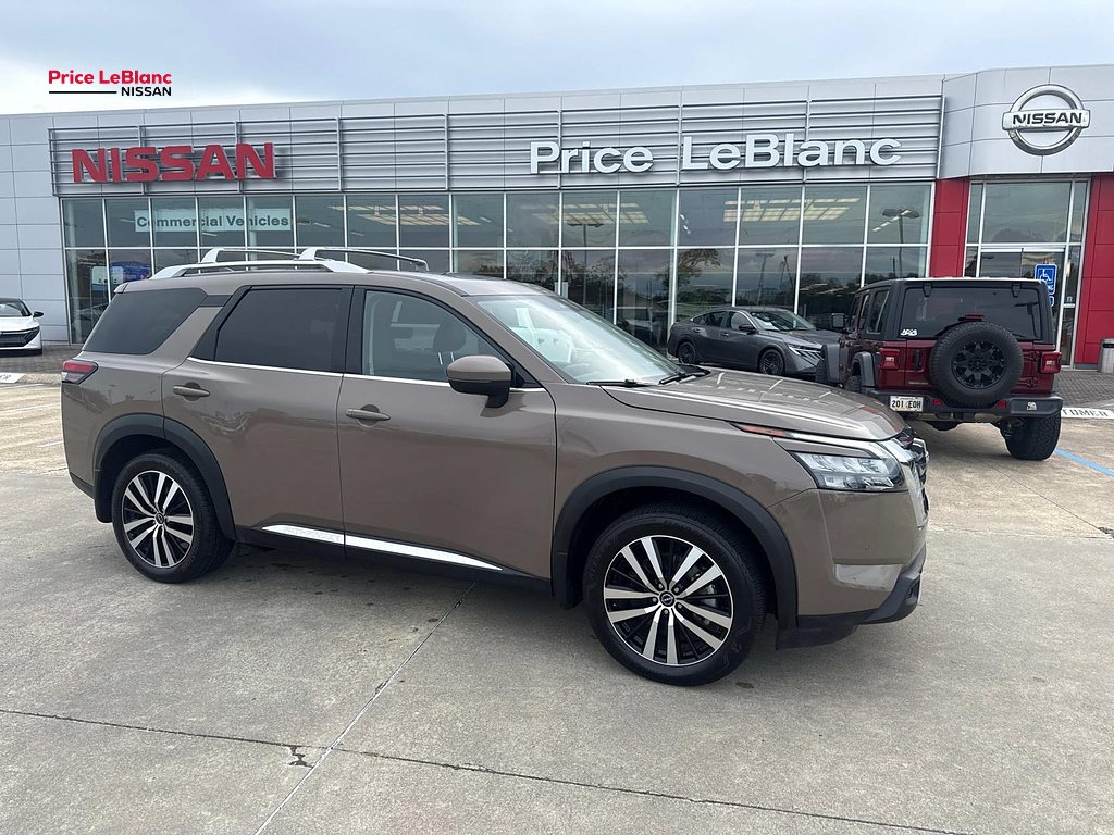 Certified Used 2025 BROWN Nissan Platinum image 1