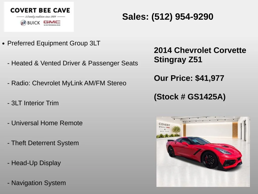 Used 2014 Red Chevrolet Z51 image 13