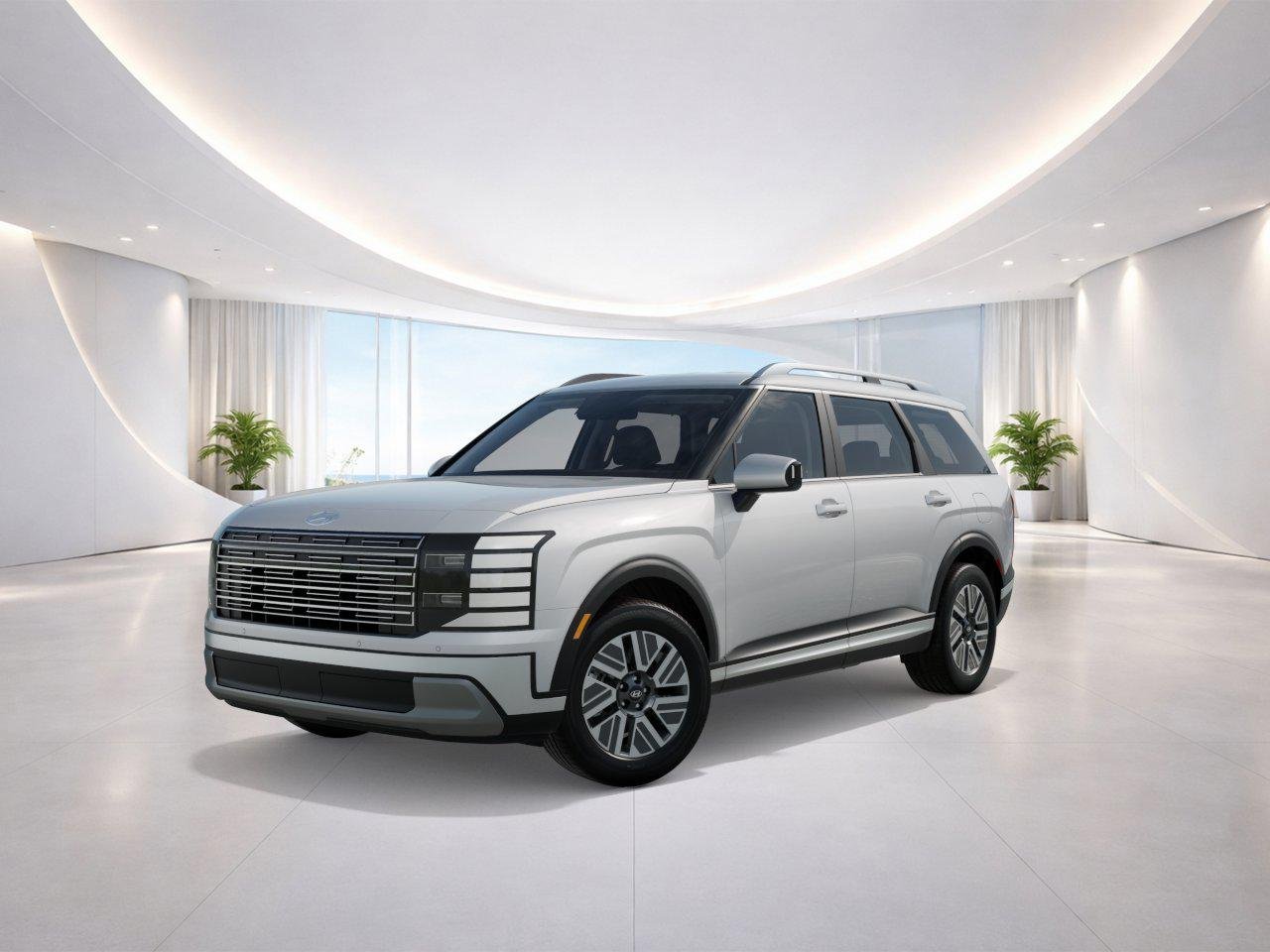 New 2027 Creamy White Pearl Hyundai SEL 7P image 1