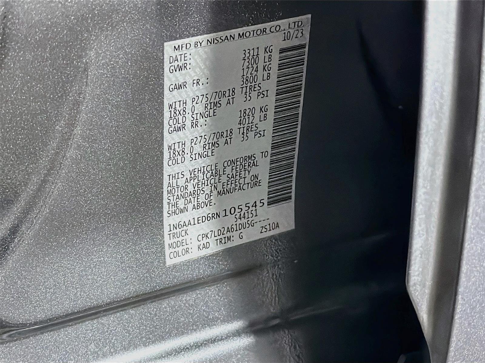 Used 2024 Gun Metallic Nissan PRO-4X image 32