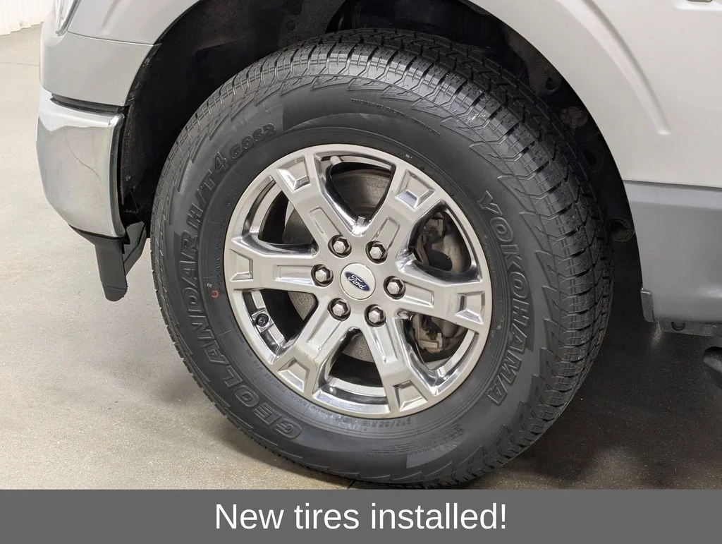 Certified Used 2021 Iconic Silver Metallic Ford XLT image 2