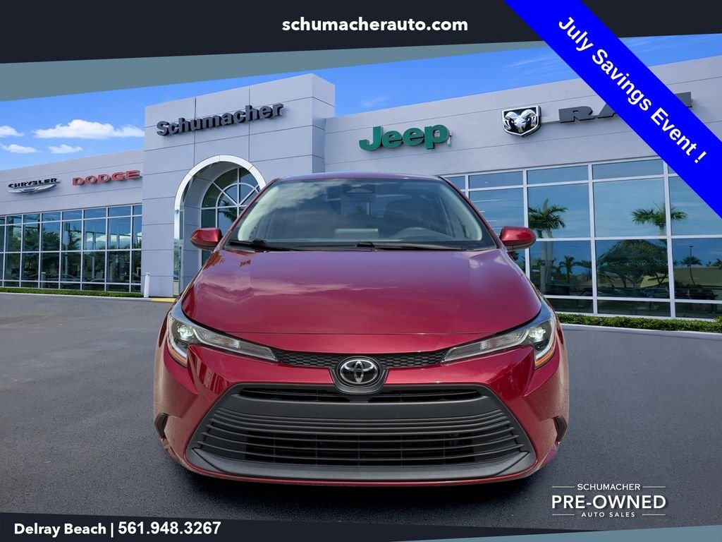 Used 2023 Red Toyota LE image 2