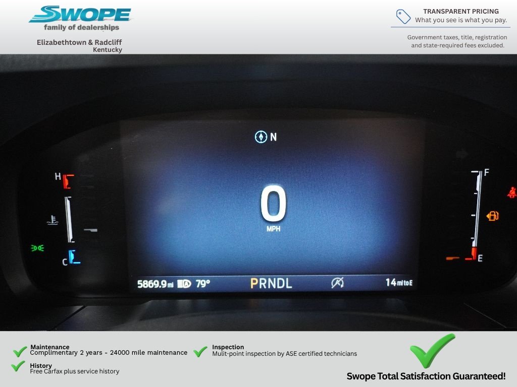 Used 2025 Ruby Red Metallic Tinted Clearcoat Ford XLT image 17