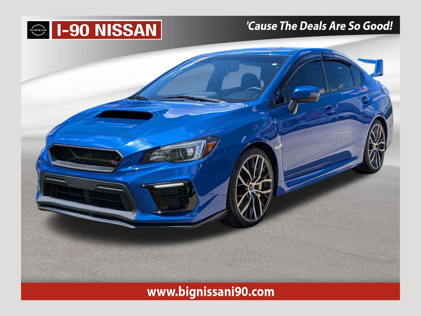 Used 2020 Blue Pearl Subaru STi image 1