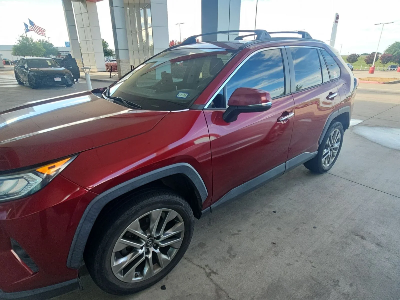 Used 2019 Red Toyota Limited image 1