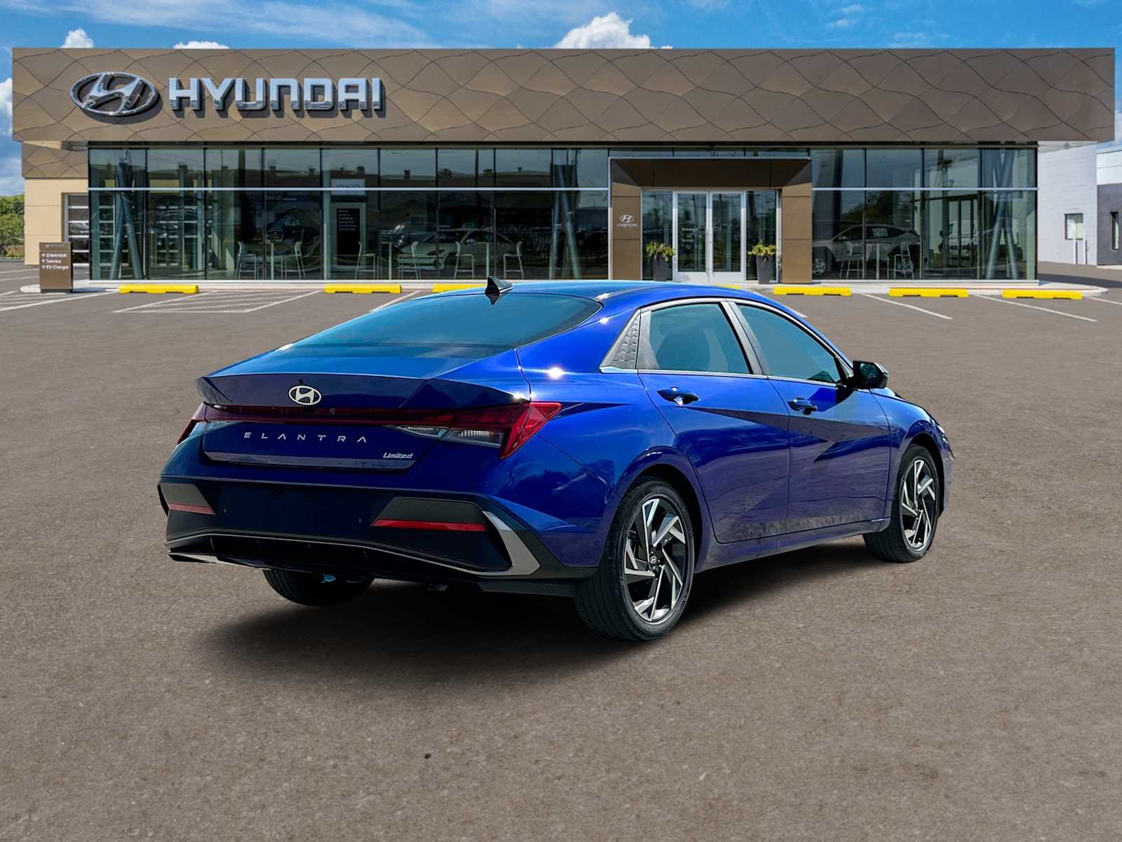 Used 2025 Intense Blue Hyundai Limited image 7