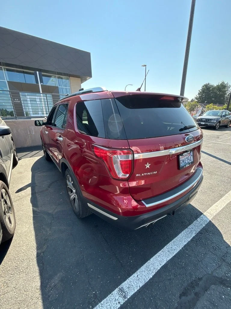 Used 2018 Ruby Red Metallic Tinted Clearcoat Ford Platinum image 3