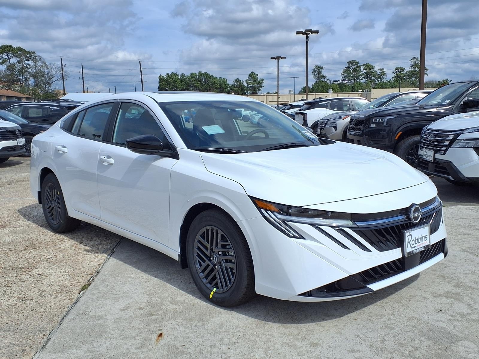 2026 Nissan Sentra SV White at Robbins Nissan