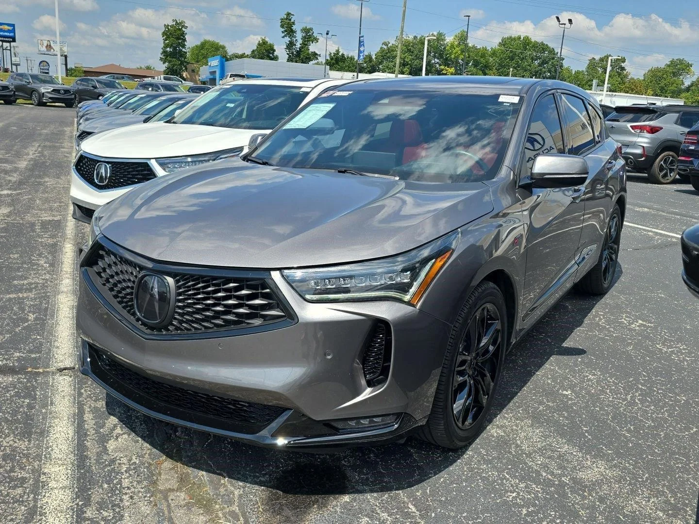 Certified Used 2023 Liquid Carbon Metallic Acura SH-AWD A-SPEC image 5