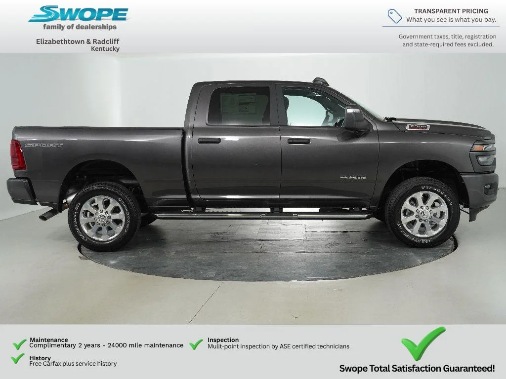 New 2026 Granite Crystal Metallic Clearcoat RAM Big Horn image 2