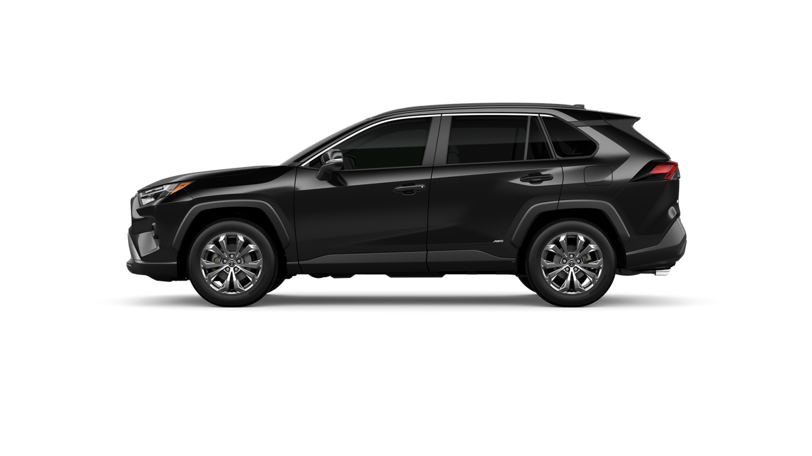 New 2025 Midnight Black Metallic Toyota Hybrid XLE Premium image 3