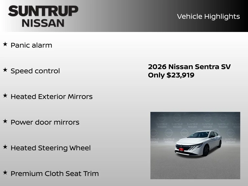 Certified Used 2026 White Nissan SV image 28