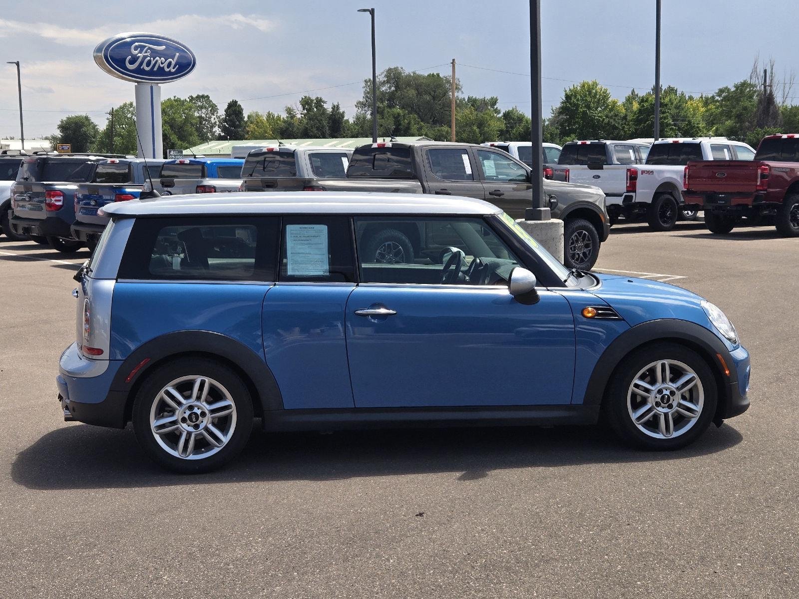 Used 2013 Reef Blue Metallic MINI CLUBVAN image 7